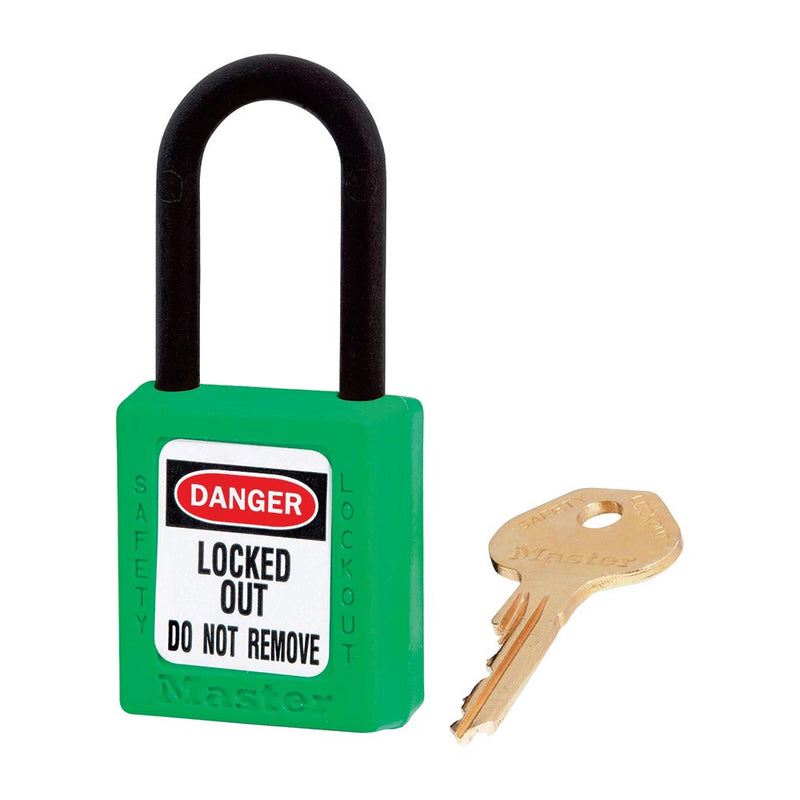 Load image into Gallery viewer, Master Lock 406 Zenex Dielectric Thermoplastic Safety Padlock KD, 38mm