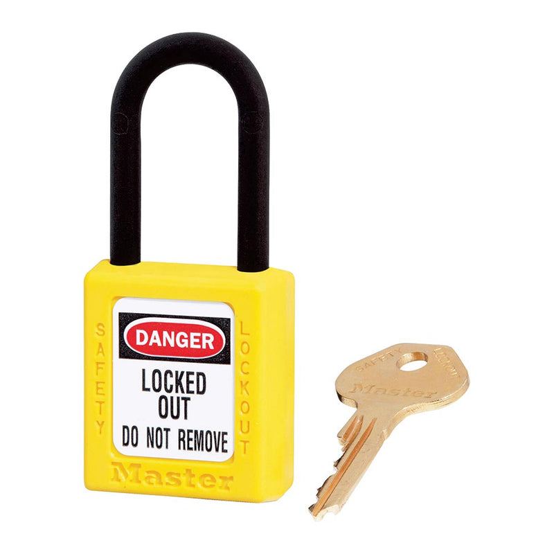 Load image into Gallery viewer, Master Lock 406 Zenex Dielectric Thermoplastic Safety Padlock KD, 38mm