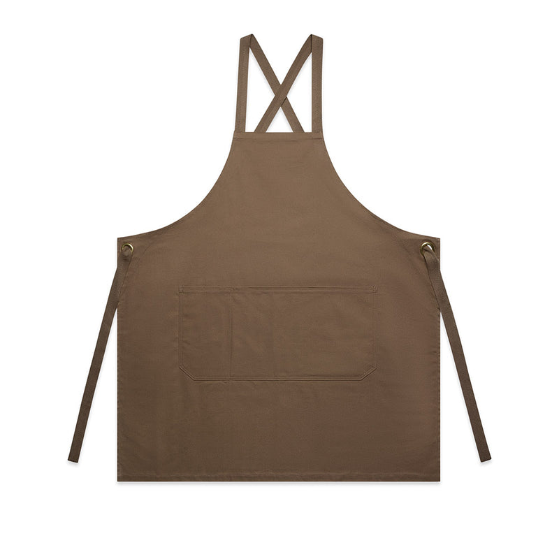 Load image into Gallery viewer, AS Colour 1082 Carrie Apron features a sturdy 320 GSM 100% cotton canvas with herringbone straps, metal eyelets, and a spacious front patch pocket, ideal for durable workwear needs.