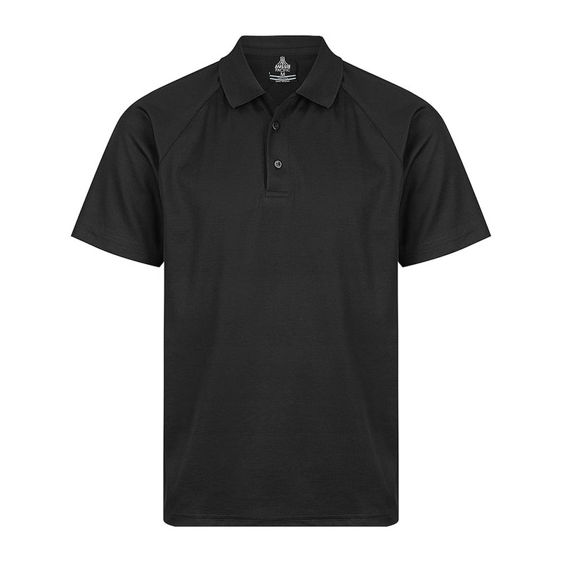 Load image into Gallery viewer, Keira Mens Short Sleeve Polo featuring a moisture-removing cottonback pique knit, raglan sleeves, and a 3-button placket. Suitable for active wear, reflecting Active Safety's commitment to quality workwear.