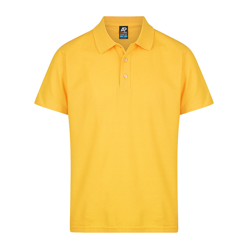 Load image into Gallery viewer, Hunter Mens Short Sleeve Polo made from 65% polyester, 35% cotton pique knit. Features easy-care, moisture-wicking fabric, snag resistance, and includes a loose pocket, aligning with workplace uniform needs.