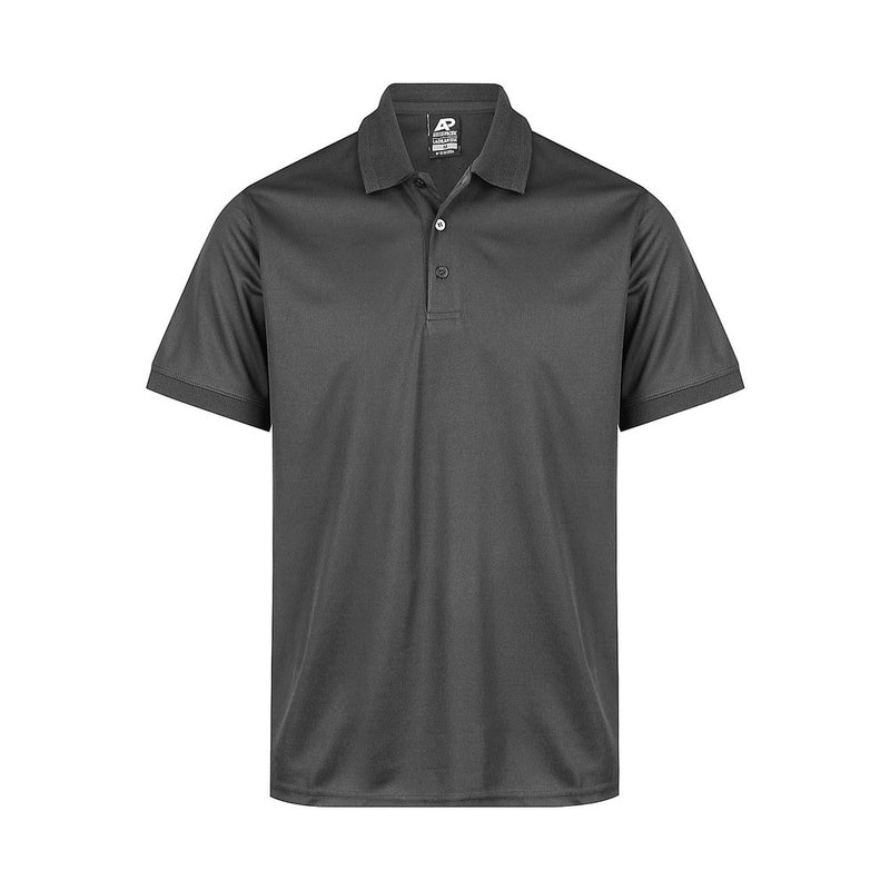 Load image into Gallery viewer, Lachlan Mens Short Sleeve Polo, featuring a knitted collar and cuff, crafted from 100% Driwear Polyester with honeycomb knit for easy care. Includes a loose pocket, ideal for workplace uniforms.