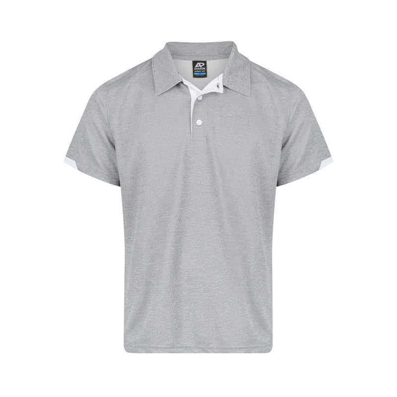 Load image into Gallery viewer, Morris Mens Short Sleeve Polo, featuring a self-fabric collar, set-in sleeves, and side vents for enhanced movement, ideal for workplace safety and comfort with its Dri-wear antibacterial finish.