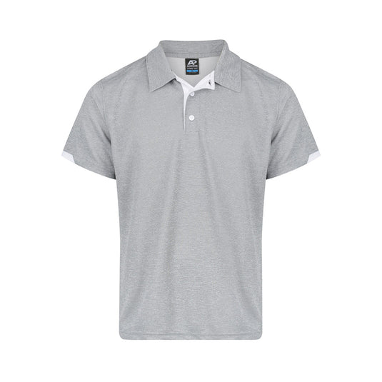 Morris Mens Short Sleeve Polo, featuring a self-fabric collar, set-in sleeves, and side vents for enhanced movement, ideal for workplace safety and comfort with its Dri-wear antibacterial finish.