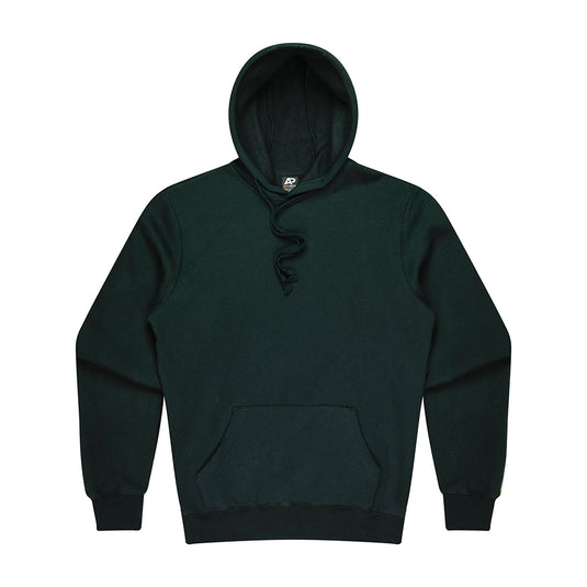 Torquay Mens Pullover Hoodie featuring a 320gm blend of 80% cotton and 20% polyester, showcases brushed inner jersey knit fleece and a flat tie cord, ideal for workplace comfort and durability.