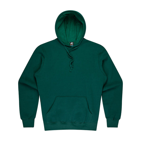 Torquay Mens Pullover Hoodie featuring a brushed inner jersey knit fleece, crafted from a durable 80% cotton and 20% polyester blend, complemented by a flat tie cord for a sleek finish.