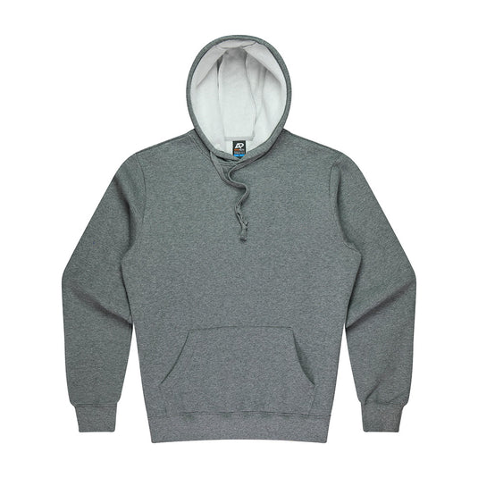 Torquay Mens Pullover Hoodie featuring a brushed inner jersey knit fleece, low pill fabric, and flat tie cord, ideal for workplace comfort and durability, aligns with Active Safety's commitment to quality workwear.