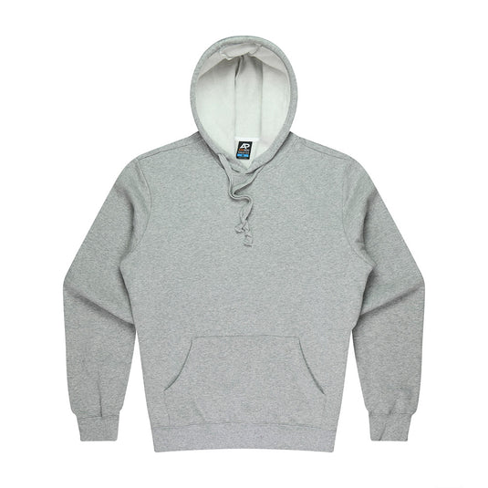Torquay Mens Pullover Hoodie with brushed inner jersey knit fleece, features a flat tie cord and low pill design, ideal for workwear and safety-conscious environments.