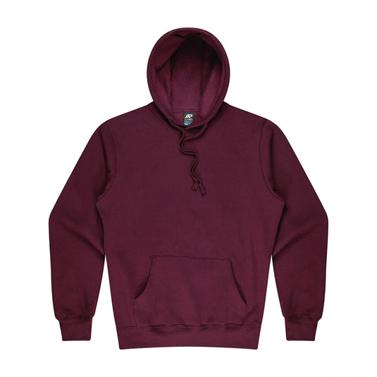 Torquay Mens Pullover Hoodie featuring a brushed inner jersey knit fleece and flat tie cord, crafted from a durable 80% cotton and 20% polyester blend, ideal for workplace comfort and safety.