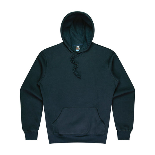 Torquay Mens Pullover Hoodie featuring a brushed inner jersey knit fleece and flat tie cord, ideal for safety-conscious workplaces. Crafted from a durable 80% cotton, 20% polyester blend for lasting wear.