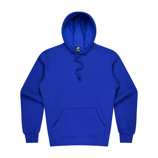 Torquay Mens Pullover Hoodie, featuring a 320gm blend of 80% cotton and 20% polyester, exhibits a brushed inner jersey knit fleece, low pill design, and flat tie cord, ideal for workplace safety and comfort.
