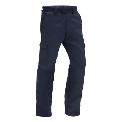 Bison Titan Ripstop Lightweight Trouser featuring reinforced knees, twin needle stitching, and multiple pockets, designed for durability and comfort in work environments. Ideal for active safety and workplace use.