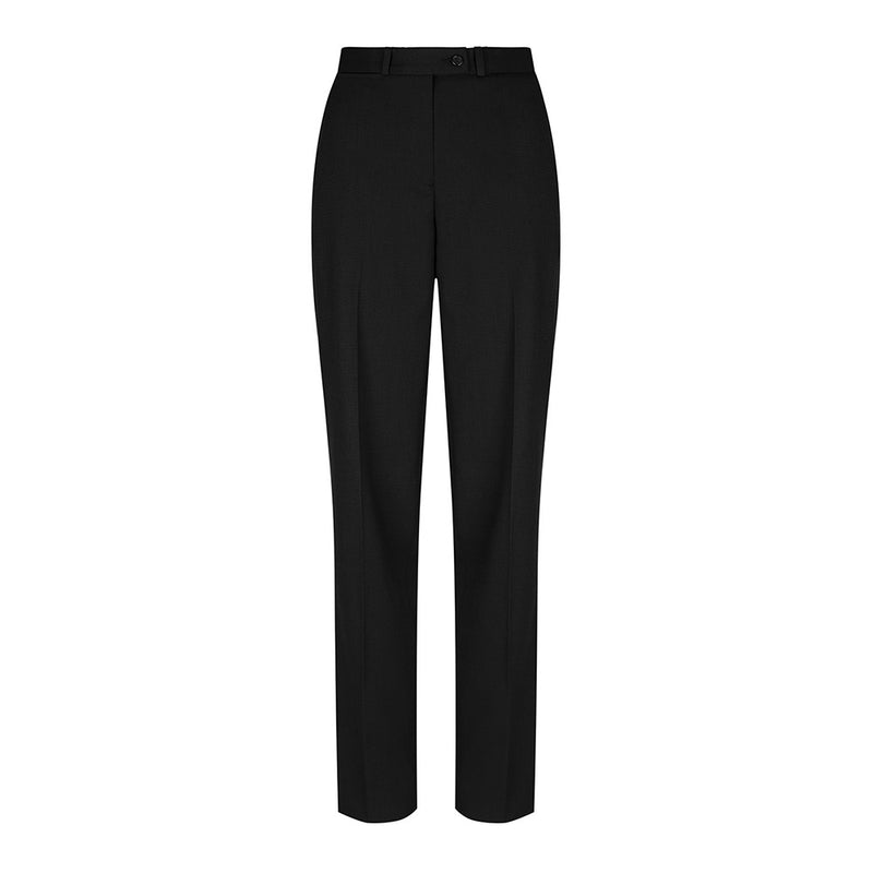 Load image into Gallery viewer, Elliot Women's Utility Pant featuring a concealed comfort waist, angled side pockets, jet back pockets, and a coin fob pocket, complete with a key chain belt loop, designed for workplace functionality and safety.