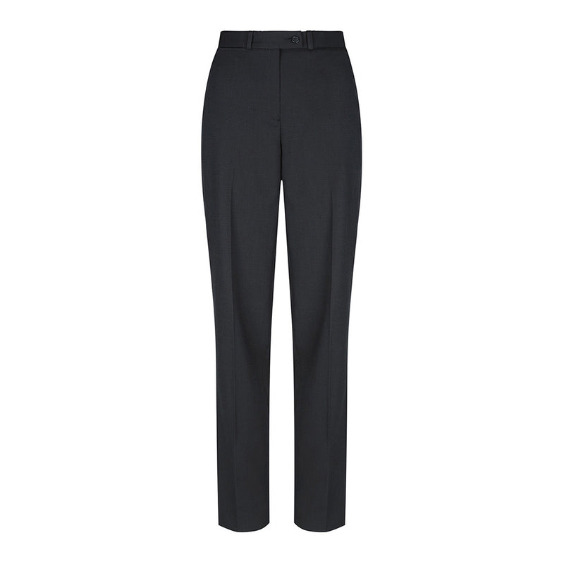 Load image into Gallery viewer, Elliot Women's Utility Pant with a concealed comfort waist, angled side pockets, jet back pockets, and a key chain belt loop, ideal for workplace safety and utility.