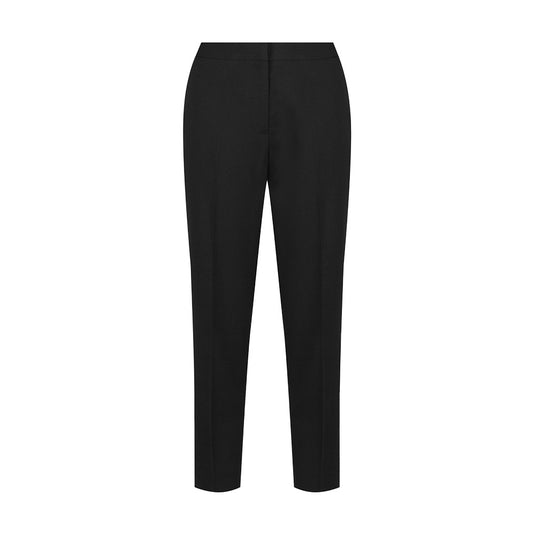 Elliot Women’s Washable 7/8 Pant featuring a 7/8th length, side hem split detail, front angled pockets, mock back welt pocket, and fly front with hook and bar closure. Ideal for professional workwear.