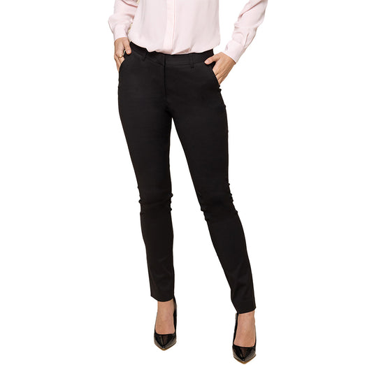 Georgia Women's Full Length Slim Pant features premium double cloth, front angled pockets, mock back welt pockets, and belt loops, ideal for professional or safety-conscious settings offered by Active Safety.