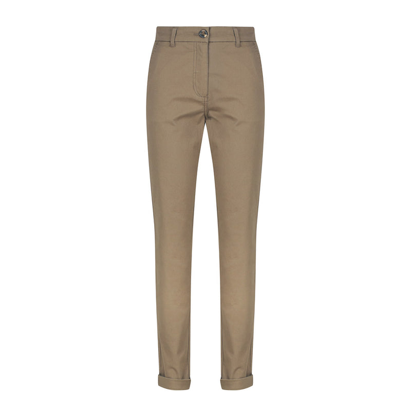 Load image into Gallery viewer, Napier Womens Modern Chino Pant featuring a high-rise waist, tapered leg, and angled front pockets with back welt pockets, ideal for professional work settings, aligning with Active Safety's workwear collection.