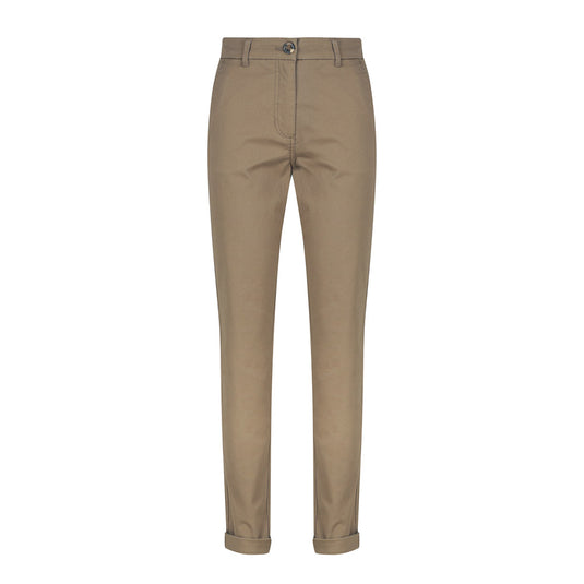 Napier Womens Modern Chino Pant featuring a high-rise waist, tapered leg, and angled front pockets with back welt pockets, ideal for professional work settings, aligning with Active Safety's workwear collection.