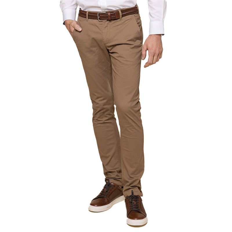 Load image into Gallery viewer, Napier Mens Premium Chino Pant featuring a relaxed fit with side and double back pockets, coin fob pocket, and key chain belt loop. Ideal for a stylish yet practical workwear choice.