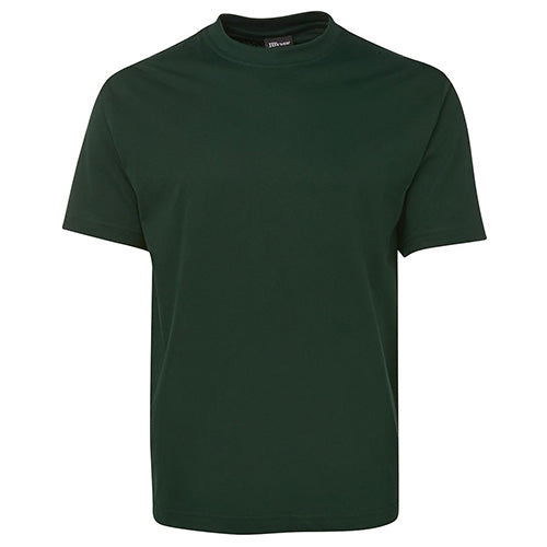 Load image into Gallery viewer, JB's Classic Cotton T-Shirt displayed on a mannequin, featuring a crew neck and double-stitched seams. Ideal for active safety settings, this shirt combines durability with comfort, suitable for workplace use.