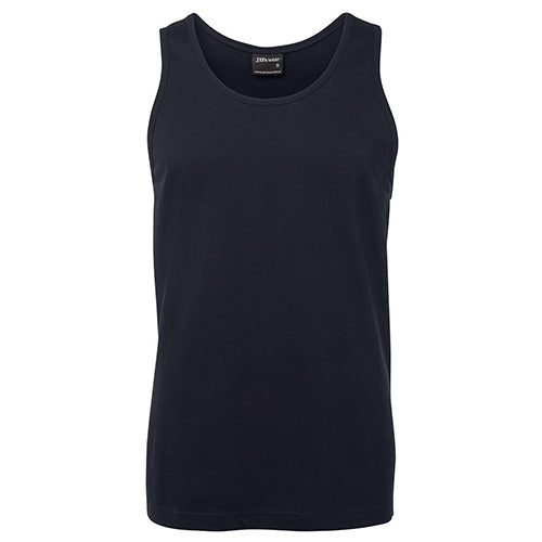 Load image into Gallery viewer, JB's Cotton Singlet, a classic fit top made from 190gsm ring spun Jersey knit fabric, ideal for active and casual wear, showcased against a neutral backdrop. Perfect for workplace and safety environments.
