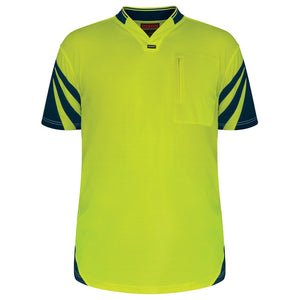 Bison Hi Vis Cotton Back Polo Shirt image