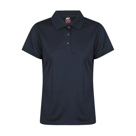 Lachlan Ladies Short Sleeve Polo featuring 100% polyester honeycomb knit, moisture-wicking easy-care fabric, with a knitted collar and cuff, ideal for workplace safety and comfort from Active Safety.