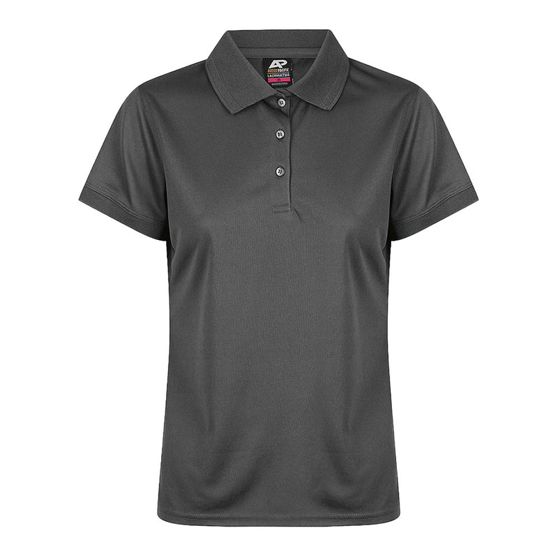 Load image into Gallery viewer, Lachlan Ladies Short Sleeve Polo, featuring moisture-wicking 100% polyester honeycomb knit, with easy-care fabric. Designed with a knitted collar and cuff, ideal for active and professional settings.