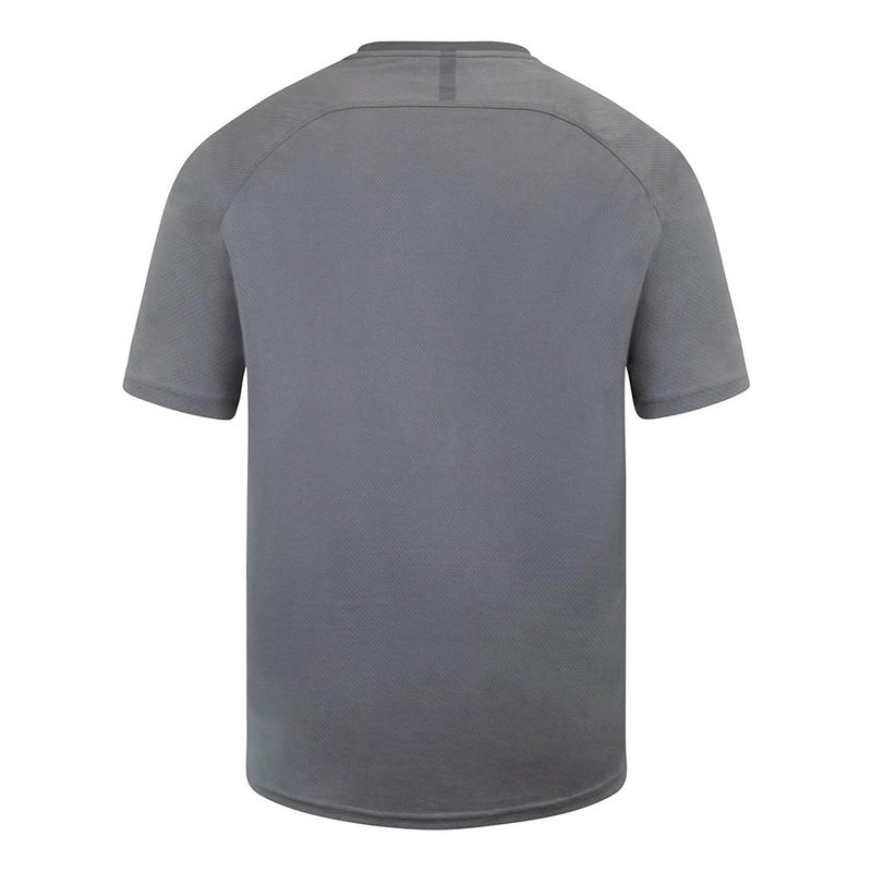 Load image into Gallery viewer, Bison Recycled Polyester T-Shirt, Grey, featuring short sleeves and a durable design, ideal for active safety environments. This performance shirt offers comfort, ventilation, and odor resistance, perfect for workplace wear.