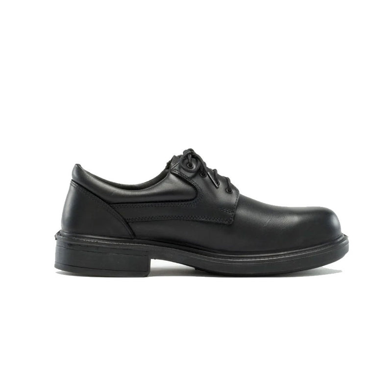 Load image into Gallery viewer, Steel Blue Manly Executive Lace Up Safety Shoe, featuring a padded collar, lace-up design, steel toe cap, and TPU outsole. Ideal for executives in industrial and hospitality sectors seeking comfort and protection.