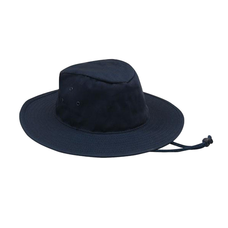 Load image into Gallery viewer, Poly Cotton Slouch Wide Brim Hat featuring a very thick 8cm brim, matching metal eyelets, fully lined crown, and a cotton sweatband, ideal for safety and outdoor work environments.