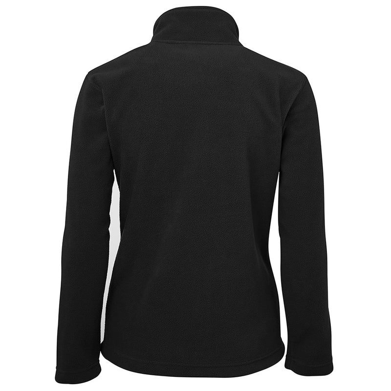 Load image into Gallery viewer, JB's Ladies Full Zip Polar Fleece displayed on a mannequin, featuring a durable 100% polyester construction with two front pockets, tailored in an Urban Fit for casual, practical wear.