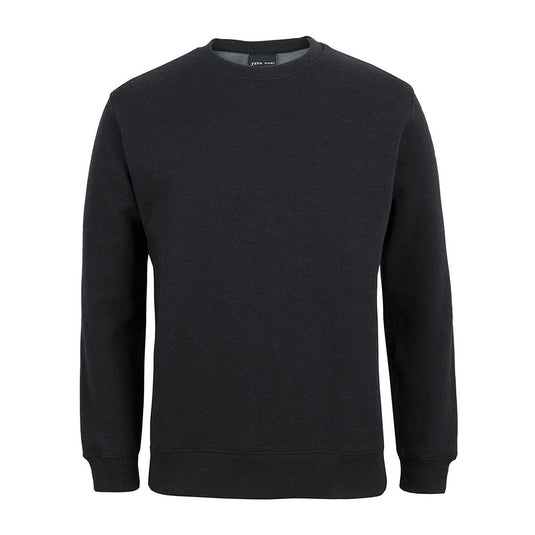 JB's Classic Fit Fleece Sweatshirt displayed with its durable 2 x 2 rib cuffs and hem, showcasing a comfortable fit ideal for workplace settings, aligning with Active Safety's focus on quality workwear.