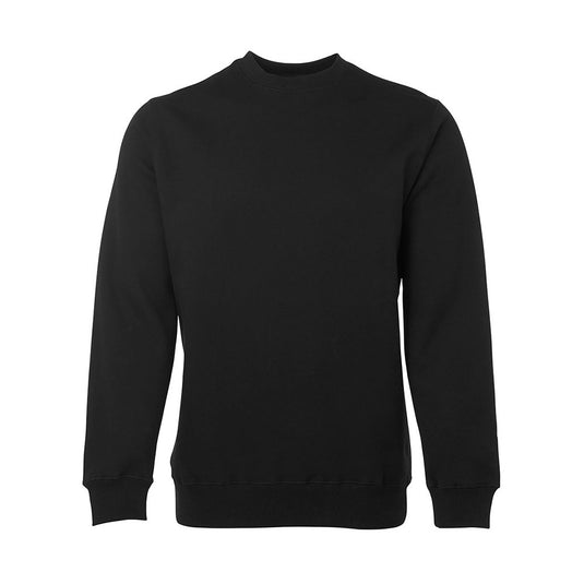 JB's Classic Fit Fleece Sweatshirt, featuring a cotton-rich CVC fleece with ribbed cuffs and hem for comfort, ideal for safety and workwear environments. Perfect for maintaining warmth and flexibility on the job.