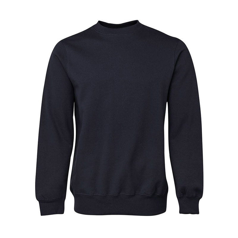 Load image into Gallery viewer, JB's Classic Fit Fleece Sweatshirt features a cotton-rich CVC fleece with ribbed cuffs and hem, ideal for comfort and durability in workplace environments, aligning with Active Safety's focus on quality workwear.