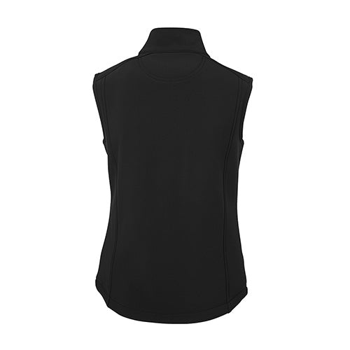 Load image into Gallery viewer, JB's Ladies Layer Softshell Vest, designed for movement and durability with a sleek, sleeveless silhouette. Features zip-up pockets and an adjustable hem, ideal for active and safety-focused environments.