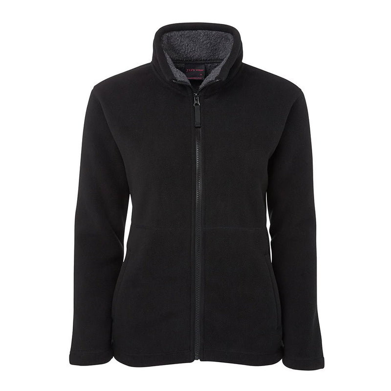 Load image into Gallery viewer, JB's Ladies Shepherd Jacket features a 450gsm bonded microfleece shell with contrast shepherd fleece lining, and two front welt pockets, ideal for workplace safety and comfort, aligning with Active Safety's commitment to quality workwear.