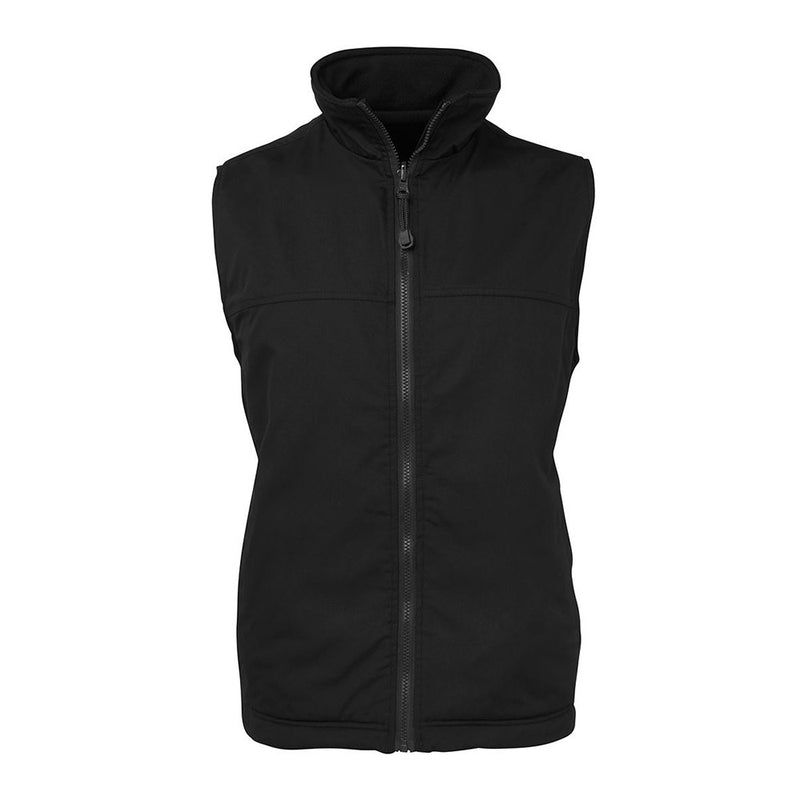 Load image into Gallery viewer, JB's Reversible Fleece Lined Vest features a slim fit with a polar fleece lining and adjustable hem, ideal for safety wear. Includes reversible design and two front welt pockets for practicality.