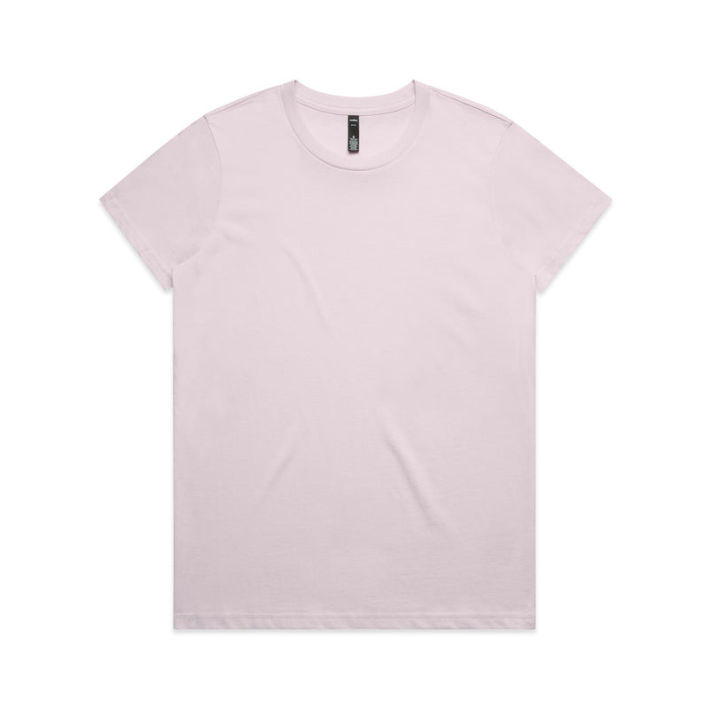 Load image into Gallery viewer, AS Colour 4001 Women's Maple Tee, crafted for durability with 100% combed cotton. Features include neck ribbing, double needle hems, and a regular fit, embodying Active Safety's commitment to quality workwear.