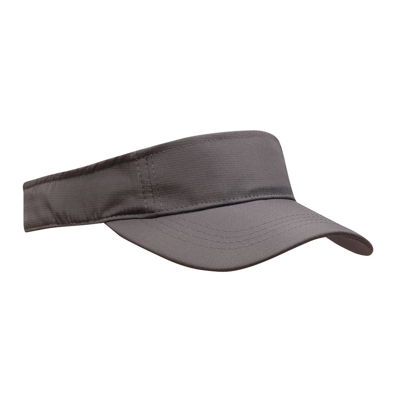 Load image into Gallery viewer, Sports Ripstop Visor featuring a pre-curved peak and matching under material. Equipped with a fabric-covered back fastener and short touch strap, ideal for active safety and workplace environments.