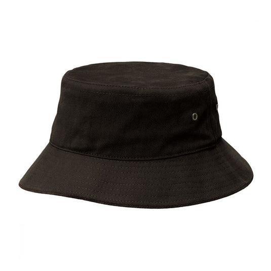 Classic Cotton Bucket Hat featuring heavy brushed cotton with sandwich trim and gunmetal eyelets. Ideal for workplace safety and style, aligning with Active Safety's robust protective gear range.