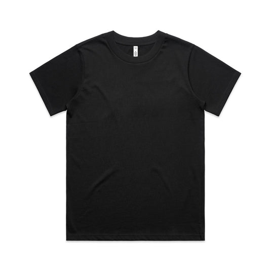 AS Colour 4026 Women’s Classic Tee, featuring a relaxed fit and heavy weight 100% combed cotton, ideal for customization with screen printing or embroidery, reflecting the durable workwear ethos of Active Safety.