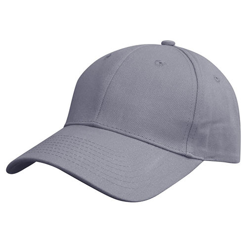 Load image into Gallery viewer, Heavy Brushed Cotton Cap features a structured 6-panel design with a pre-curved peak and embroidered eyelets, perfect for safety and workplace environments. It includes a fabric strap with gunmetal buckle for secure fit.