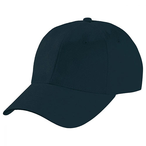Load image into Gallery viewer, Heavy Brushed Cotton Cap with a structured 6-panel design, featuring a pro-stitched, pre-curved peak, embroidered eyelets, and a fabric strap with a gunmetal buckle, ideal for workplace safety.