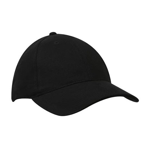 Load image into Gallery viewer, Brushed Cotton Cap featuring a structured 6-panel design, pre-curved peak, and embroidered eyelets, ideal for safety-focused workwear.