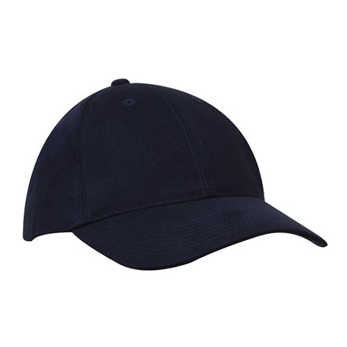Load image into Gallery viewer, Brushed Cotton Cap featuring structured 6-panel design, pre-curved peak, and embroidered eyelets. Ideal for workplace safety, aligning with Active Safety's focus on durable and functional headgear.