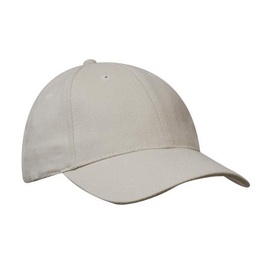 Load image into Gallery viewer, Brushed Cotton Cap featuring a structured 6-panel design with a pre-curved peak and embroidered eyelets, ideal for workplace safety and uniform needs from New Zealand's top safety products store, Active Safety.
