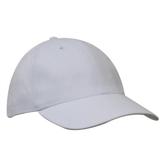 Load image into Gallery viewer, Brushed Cotton Cap with a structured 6-panel design and pre-curved peak, featuring embroidered eyelets and a fabric-covered strap. Ideal for workplace safety and uniform needs from Active Safety.