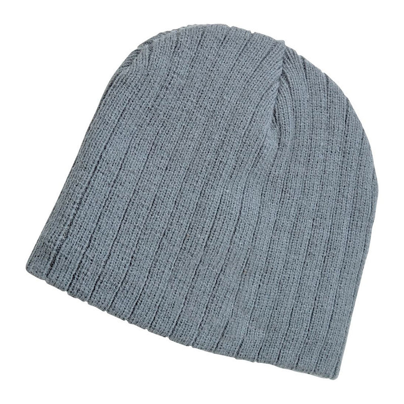 Load image into Gallery viewer, Cable Knit Beanie, a stylish and cozy headgear, perfect for cold days. Its knit pattern adds texture, ideal for safety-conscious individuals seeking warmth and comfort in their workwear.