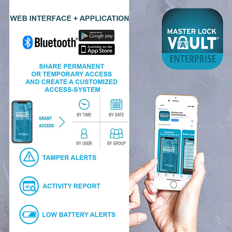 Load image into Gallery viewer, Master Lock Bluetooth EC Outdoor Padlock, 56mm